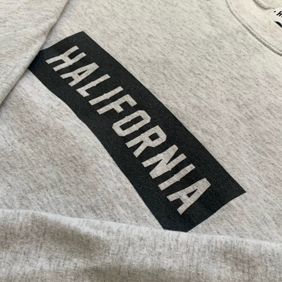 Light Grey Halifornia Apparel Sweatshirt - Picture 4 of 6